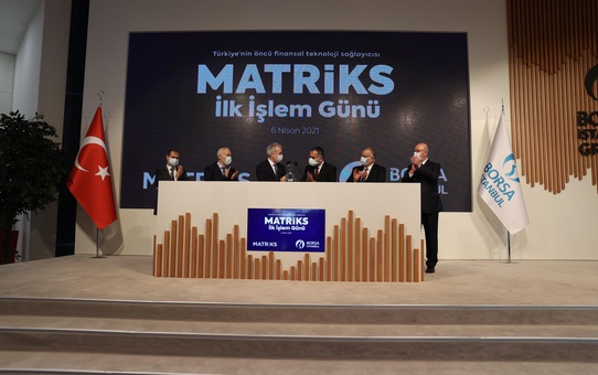 Borsa İstanbul'da gong Matriks için çaldı