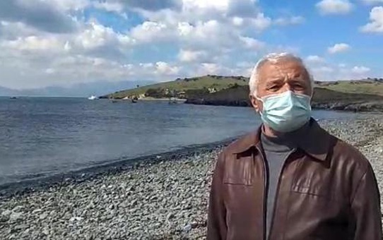 Foça'da askeri eğitim uçağı, denize düştü; 2 pilot sağ kurtarıldı (3)