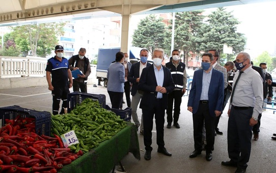 Nilüfer'de pazarlara sıkı denetim