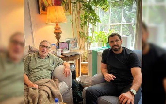 Baran Süzer'den Oscarlı oyuncu Robert de Niro'ya geçmiş olsun ziyareti