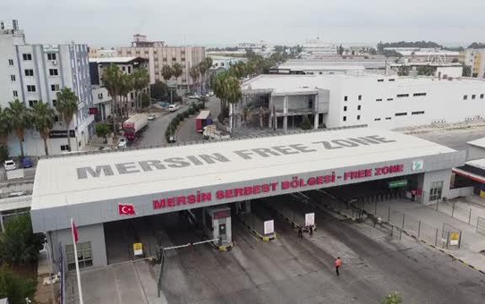 Mersin Serbest Bölgesi'nin 6 aylık ticaret hacmi 1,5 milyar dolara ulaştı