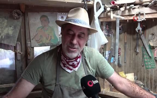 Atık ağaçlar bu ellerde sanata dönüşüyor