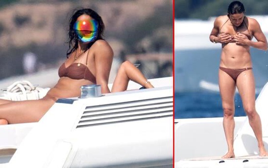 Michelle Rodriguez yat turunda görüntülendi: Aksiyon yıldızı tatilde