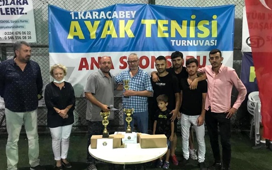 Ayak Tenisi Turnuvası sona erdi