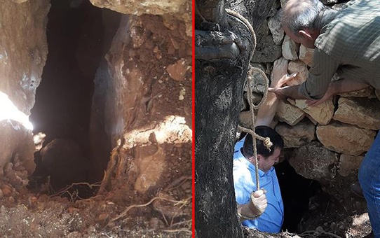 Tuvalet için kazılan foseptik çukurundan tarih fışkırdı! Kazdıkça tünelde daha da ilerledi