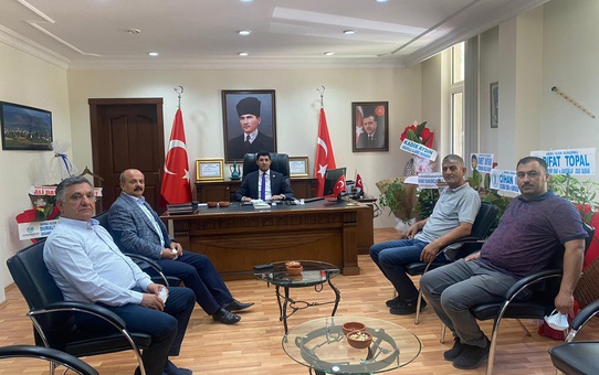 Doğanşehir Kaymakamı Mehmet Kılıç'a ziyaret
