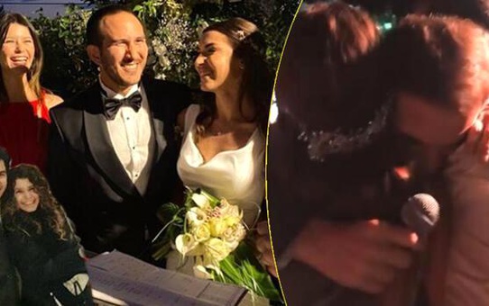 Beren Saat'in ilk aşkı Efe Güray'ın kardeşi Yaman Güray evlendi, gecede Kenan Doğulu sahneye çıktı!