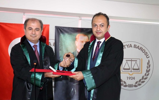 Malatya barosunda devir teslim töreni yapıldı