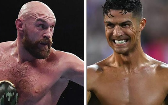 Tyson Fury'den Cristiano Ronaldo'ya tehdit