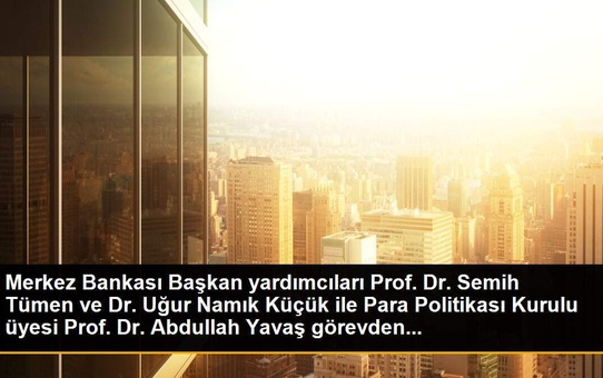 Merkez Bankası görev değişikleri Resmi Gazetede