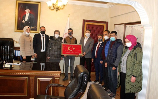 Er Huzur'dan Kaymakam Zeyrek'e ziyaret