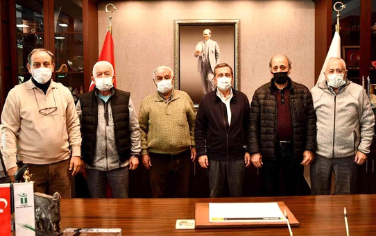 Başkan Ataç efsaneler ile buluştu