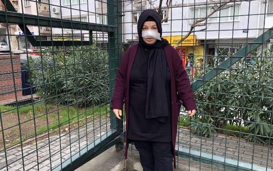 Spor yaparken pitbull saldırısında burnundan yaralandı