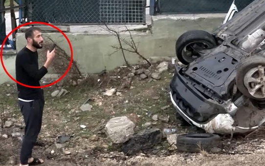 Kaza yapan polis, paniğe kapılan annesini görüntülü aradı: Kurban olayım sana