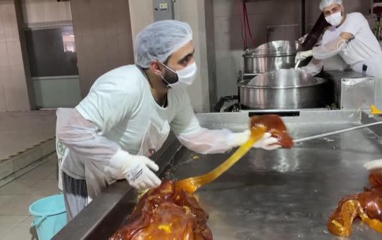 Pişmaniye ustaları AA'nın 'Yılın Fotoğrafları' oylamasına katıldı