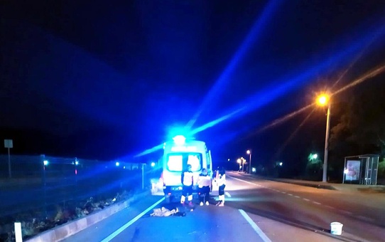 Fethiye'de kaldırıma çarpan motosiklet sürücüsü hayatını kaybetti