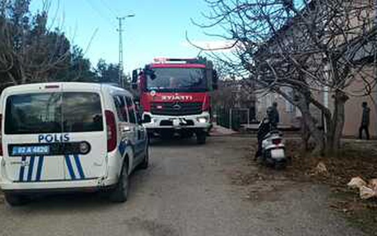 Adıyaman'da, çatı yangını korkuttu