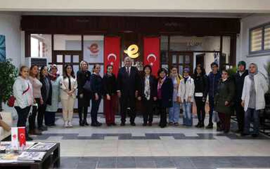 Başkan Atay, Efeler'in üreten kadınlarını ağırladı