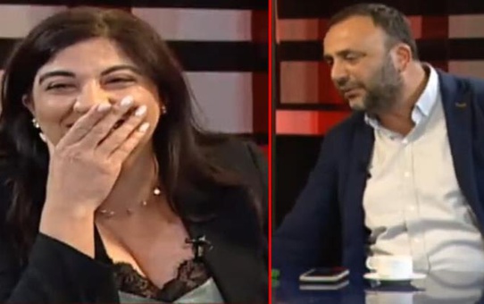 KKTC'de canlı yayına davetsiz misafir! Sunucunun oğlunun programa dahil olmasıyla renkli görüntüler ortaya çıktı