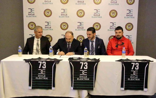 Dicle Elektrik, Allpower Akü Cizre Belediyespor'un forma sponsoru oldu