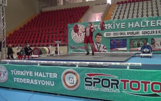 Gençler B Türkiye Halter Şampiyonası sona erdi