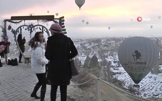 Kapadokya'da 'Evet' dedi