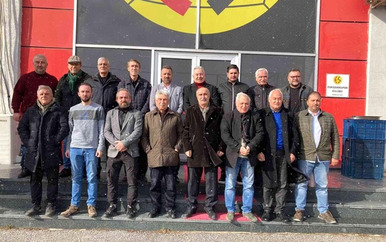 Eskişehirspor'un efsaneleri tesislerde