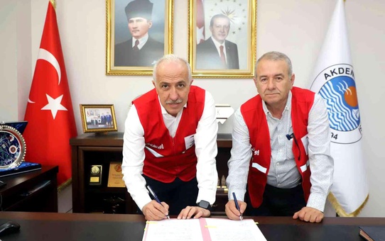 Akdeniz Belediyesinden Türk Kızılayı'na yer tahsisi