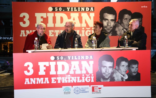 'Üç Fidan' Nilüfer'de Etkinliklerle Anıldı