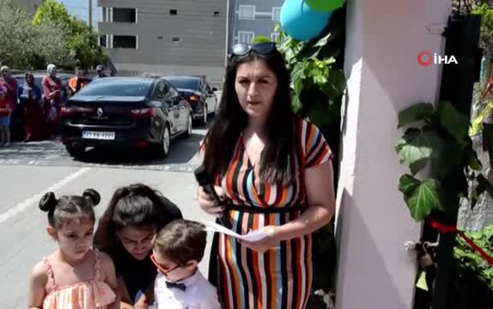 Kırkağaç'ta minik öğrenciler el işlerini sergilediler