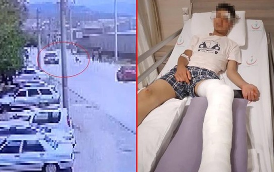 Adrenalin olsun diye araçların önüne atladılar! O öğrencilerden biri az kalsın hayatını kaybediyordu