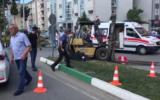 Forkliftin çarptığı kadın öldü