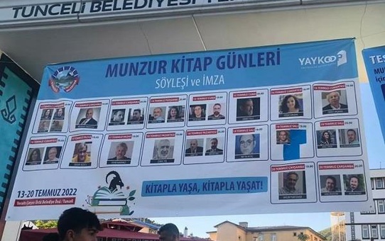 Munzur Kitap Günlerinde 3 Kitap Toplatıldı