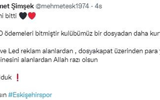 Eskişehirspor'da Sebastian Pinto dosyası kapandı