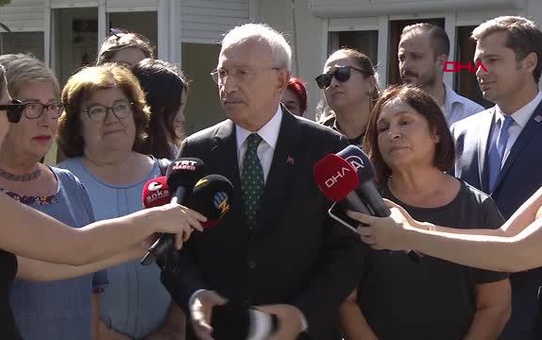 KILIÇDAROĞLU, SABRİYE OKKIR'I ZİYARET ETTİ