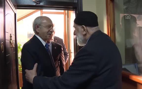 Kılıçdaroğlu, Ahmet Şevki Ergin Kültür ve Hizmet Vakfı Başkanı Ali Şakir Ergin'i ziyaret etti
