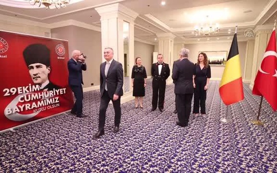 Brüksel'de 29 Ekim Cumhuriyet Bayramı resepsiyonu düzenlendi