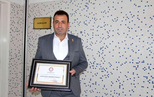 Sungurlu TSO Başkanı mazbatasını aldı