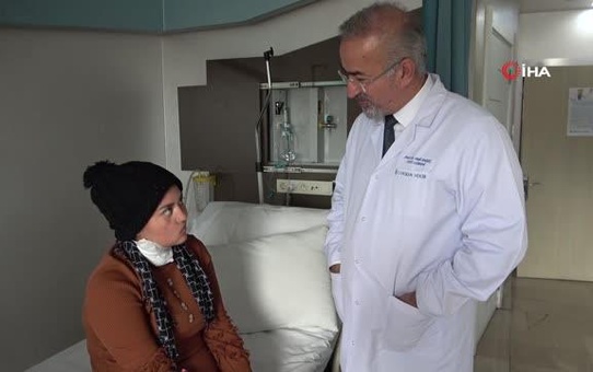 Mersinli hasta Lokman Hekim Van Hastanesi'nde sağlığına kavuştu