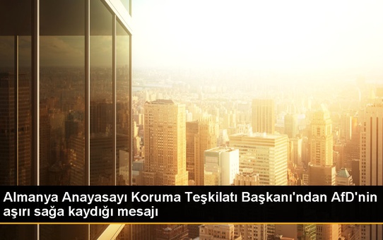 Almanya Anayasayı Koruma Teşkilatı Başkanı'ndan AfD'nin aşırı sağa kaydığı mesajı