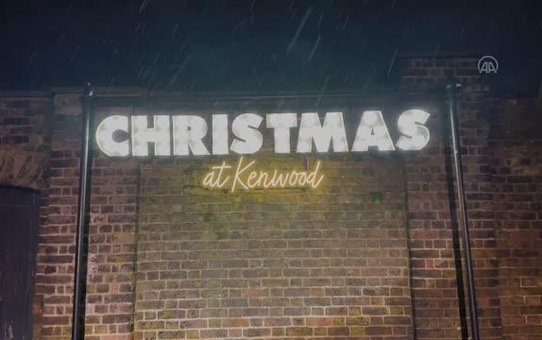 İngiltere'de Kenwood House'daki Noel aydınlatmaları yoğun ilgi görüyor