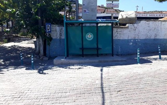 Saruhanlı'nın mahallelerinde durak çalışmaları tamamlandı
