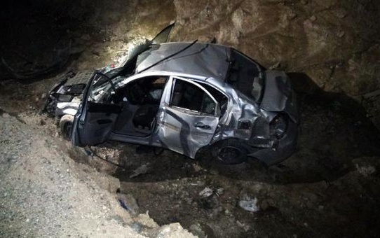 KİLİS'TE, ŞARAMPOLE DEVRİLEN OTOMOBİLİN SÜRÜCÜSÜ POLİS MEMURU AĞIR YARALANDI