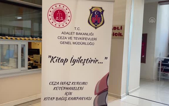 Ceza infaz kurumları için kitap bağışı kampanyası başlatıldı