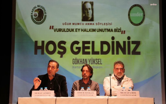 Uğur Mumcu İçin Kartal'da Anlamlı Anma
