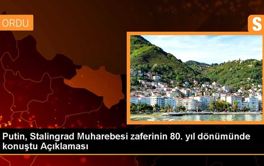 Putin, Stalingrad Muharebesi zaferinin 80. yıl dönümünde konuştu Açıklaması