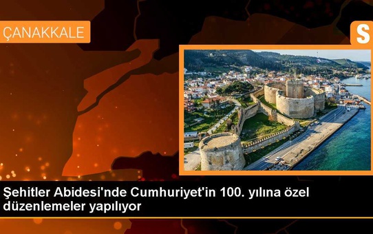 Şehitler Abidesi'nde Cumhuriyet'in 100. yılına özel düzenlemeler yapılıyor