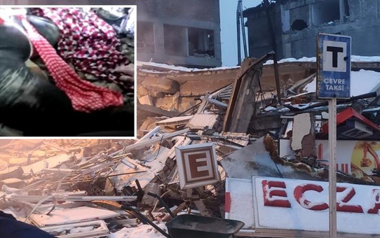 Yardım için geldiği Malatya'da enkaz altında kalan kişi ayağı kesilerek kurtarıldı