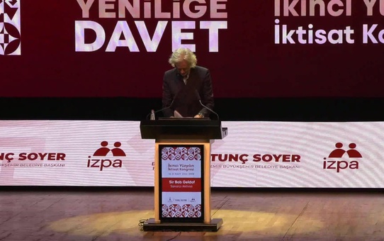 Sir Bob Geldof, İktisat Kongresi'nde Konuştu: 'Atatürk'ün Büyük İç Görüsü, Bir Ulusun Geçmişin Gölgesine Ait Olmasına İzin Vermemesiydi.