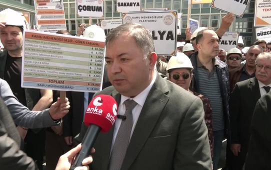 Kamu Mühendisleri Eylem Yaptı.